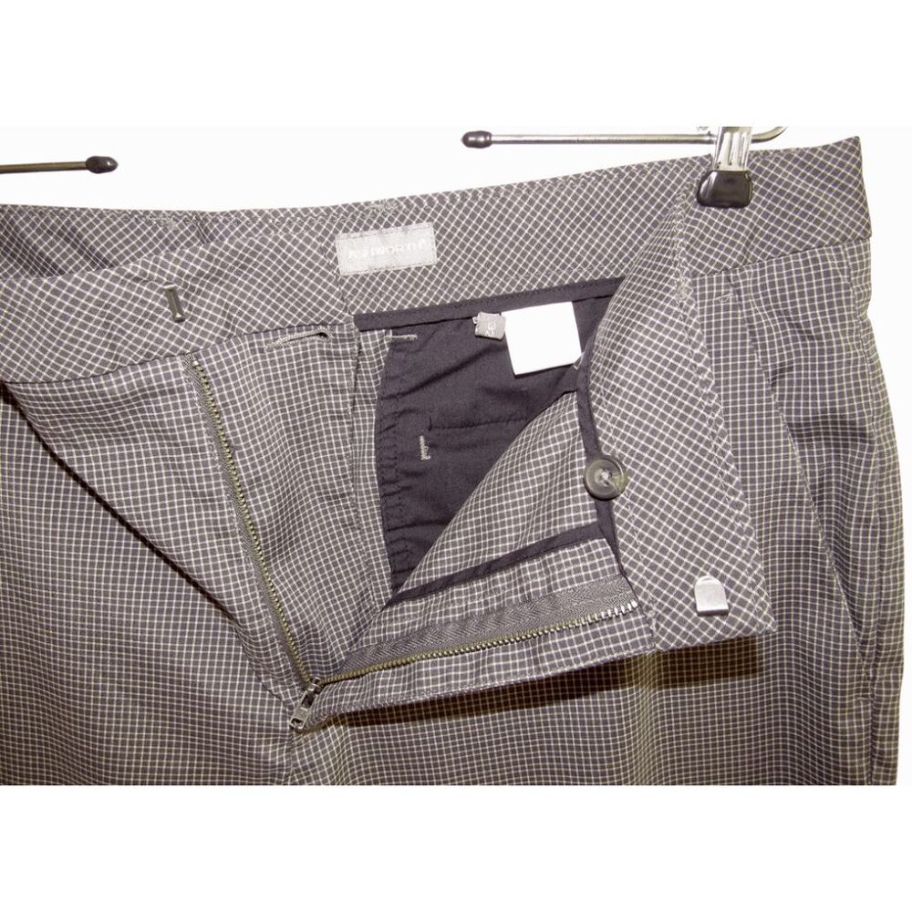 Ashworth Men's Gray Check‎ Performance Golf Pants 36 x 32 - Picture 6 of 6